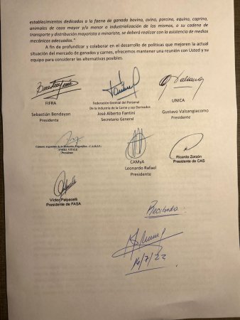 La carta de los frigoríficos a Bahillo: piden una nueva revisión en el sistema de "troceo" 2 NOTA 2