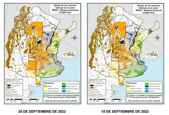 mapa agua trigo