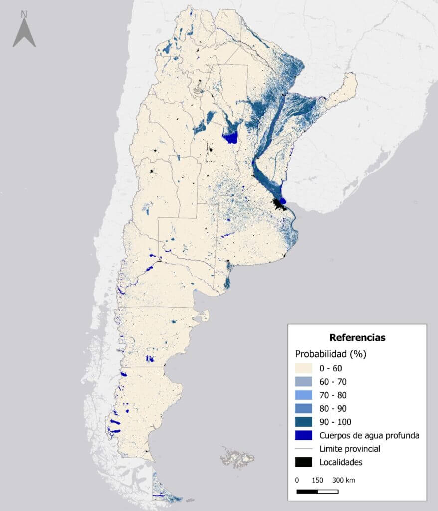 mapa humedales