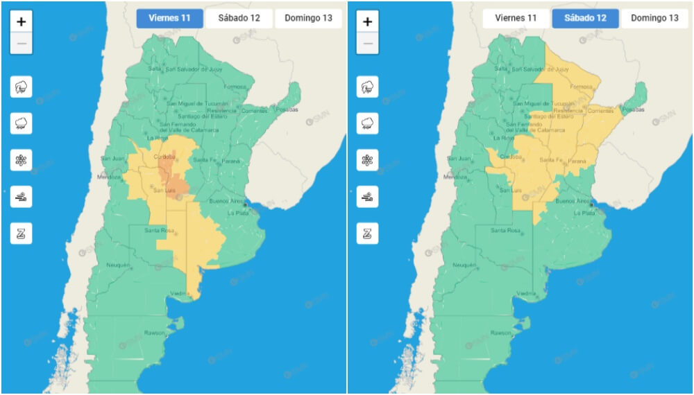 Mapa Lluvias 1