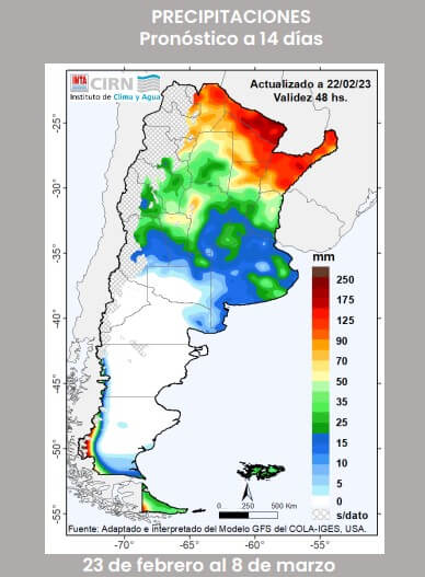 lluvias 14 dias