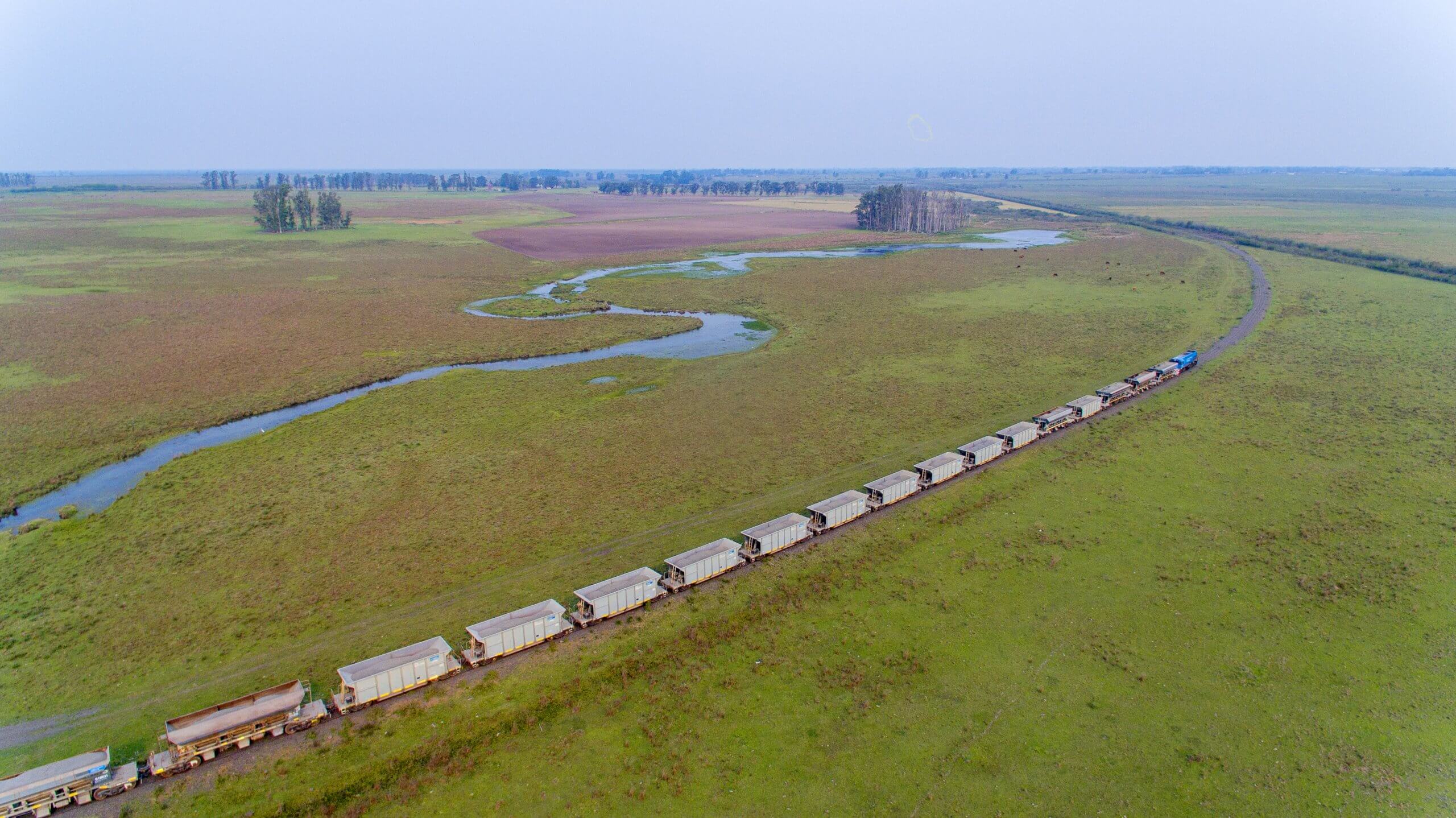 Un tren para el norte argentino: cómo es el proyecto ferroviario del productor que presidirá el Senado 3 Trenes cargas scaled