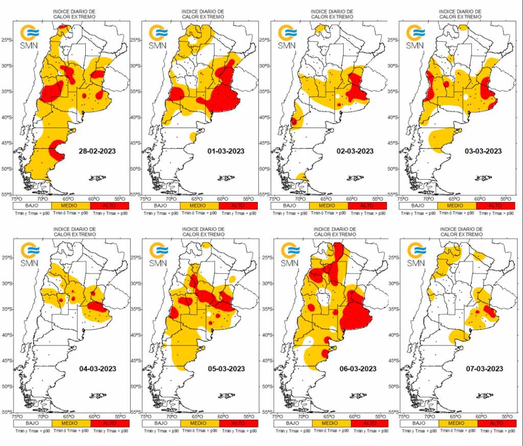 mapas ola calor