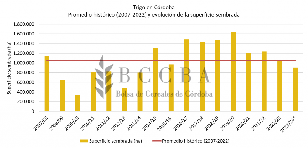 trigo siembra cba