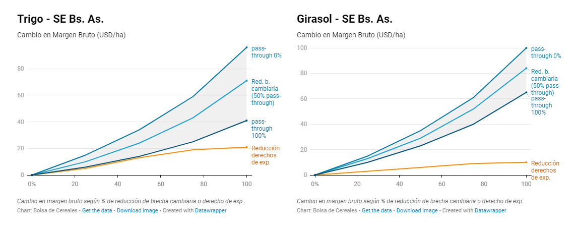 trigo y girasol dolar