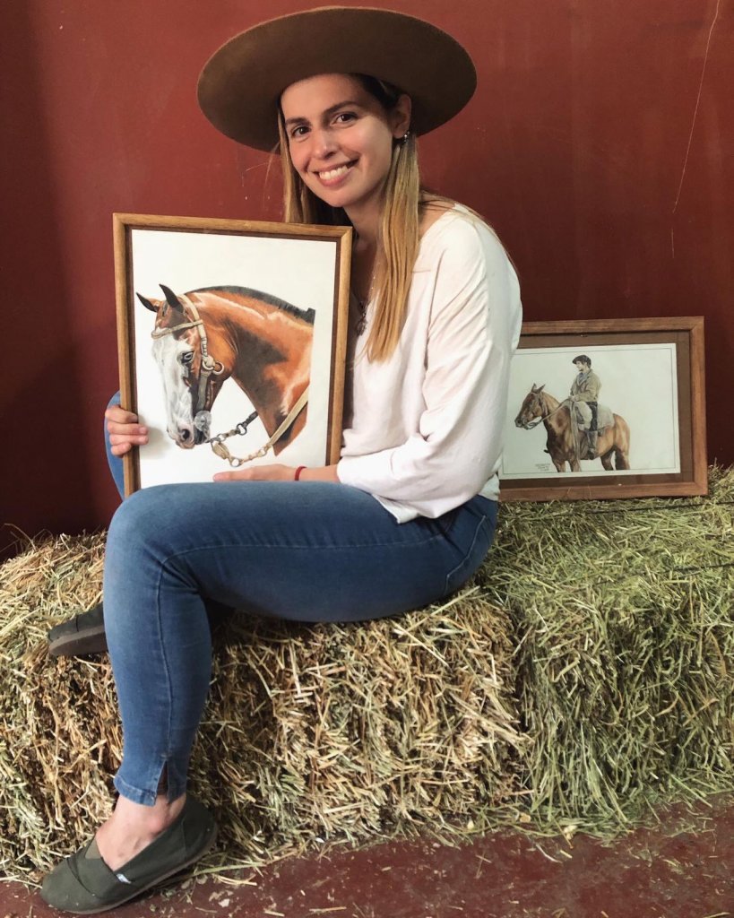 Federica, la joven que encontró en el dibujo una manera de estar cerca de los caballos 5 WhatsApp Image 2023 09 04 at 11.22.44 2