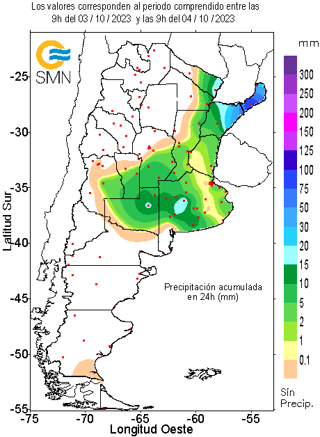 Llegaron lluvias, pero pocas: ¿seguirán? Qué dicen los pronósticos a corto y mediano plazo 1 lluvias smn