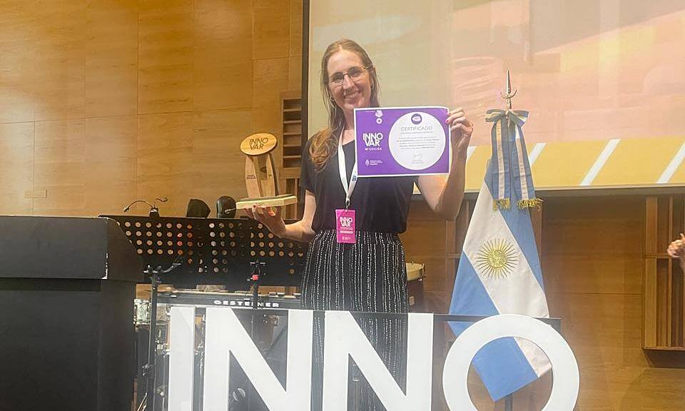 Lorena, la joven cordobesa que desarrolló un producto con harina de uva y ganó un premio nacional 1 lorena londero premio