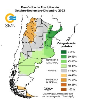 Llegaron lluvias, pero pocas: ¿seguirán? Qué dicen los pronósticos a corto y mediano plazo 3 smn trimestral