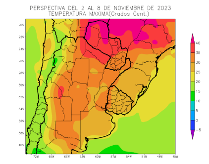 mapa calor