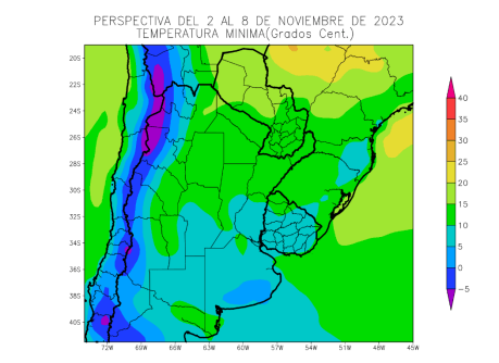 mapa frio