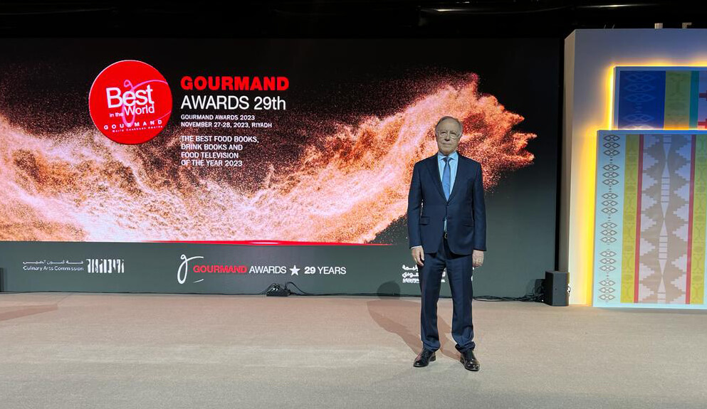 EL EMBAJADOR ARGENTINO GUILLERMO NIELSEN EN LA ENTREGA DE LOS GOURMAND AWARDS 2023