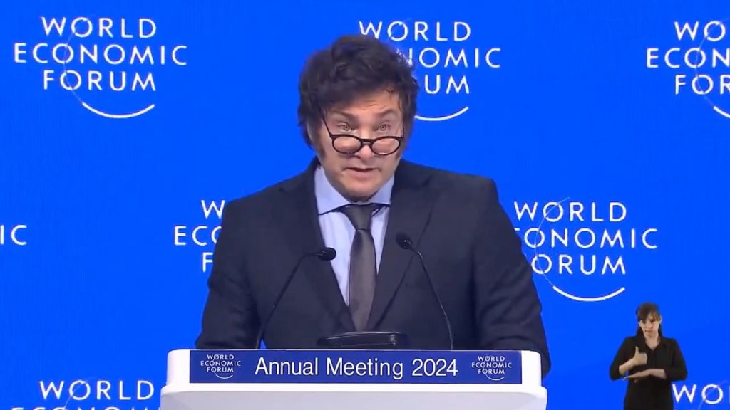 Milei en Davos: El capitalismo de libre empresa es la única herramienta para terminar con el hambre y la pobreza