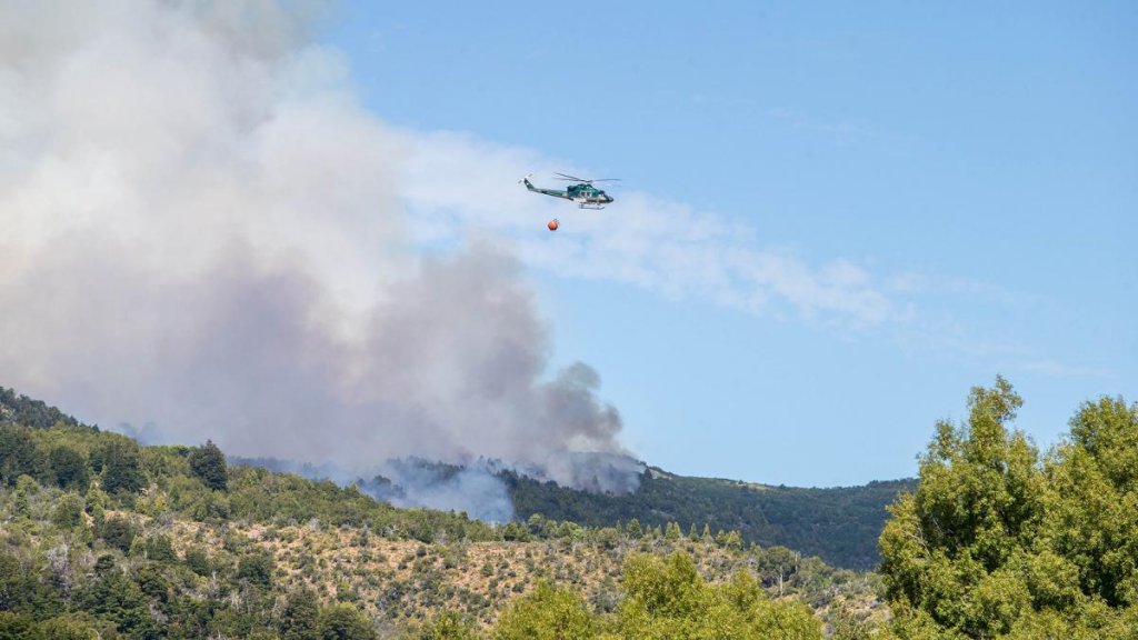 Incendio en el Parque Nacional Los Alerces: ya se quemaron más de 1.000 hectáreas de bosques