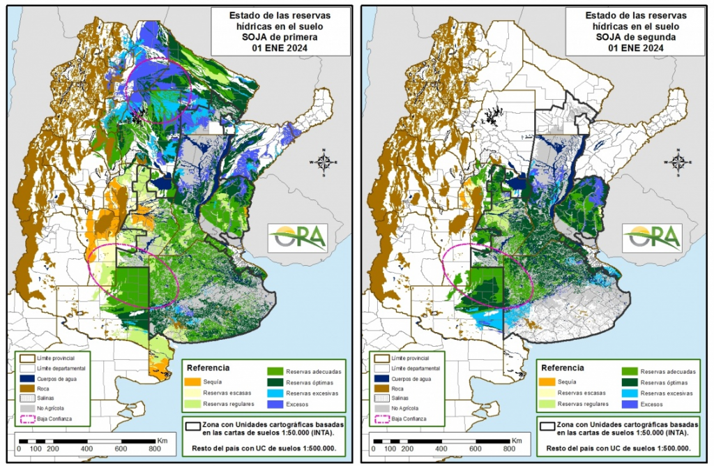 reservas agua soja