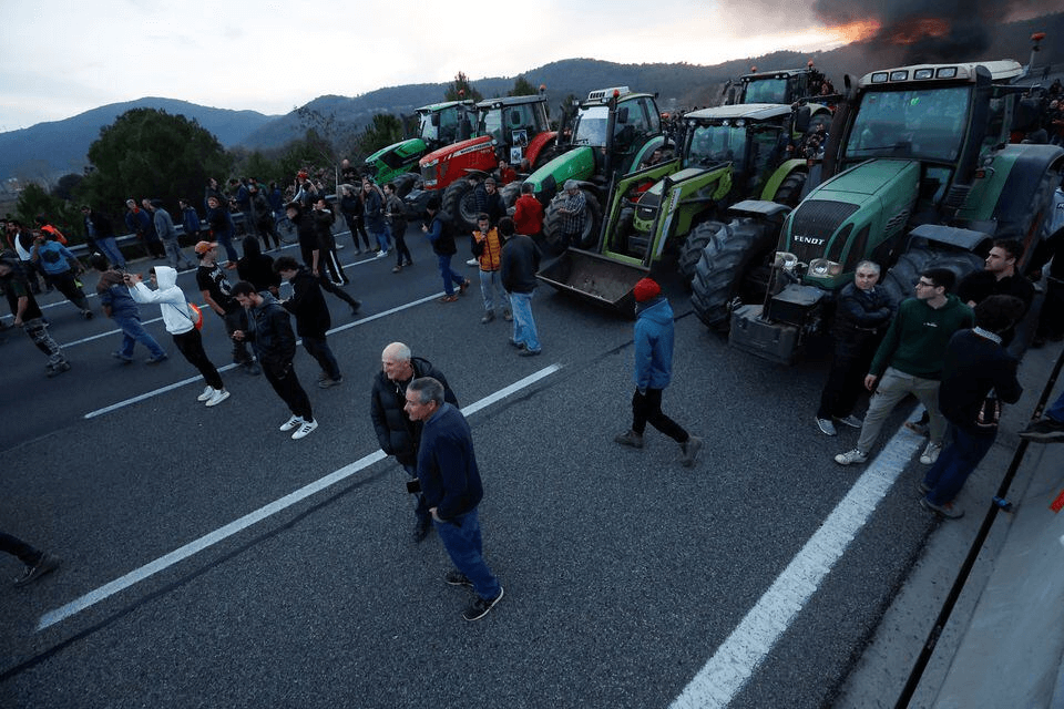 espana protesta productores