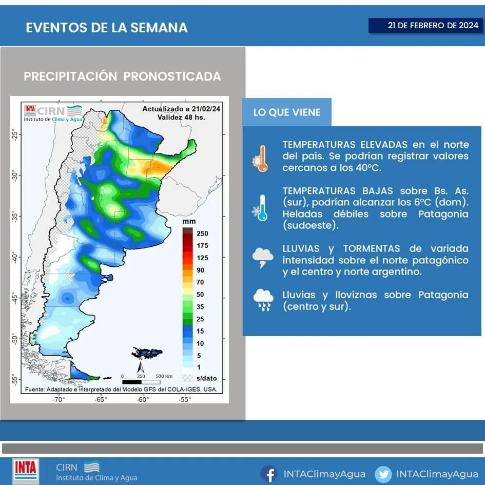¿Vuelven las lluvias? Hay alertas por tormenta en ocho provincias 2 lluvias inta clima y agua