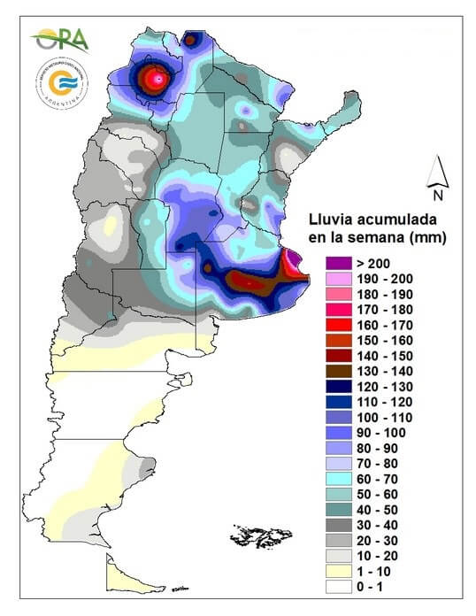 Carnaval de lluvias: el registro completo, zona por zona, de los últimos días 3 lluvias ora