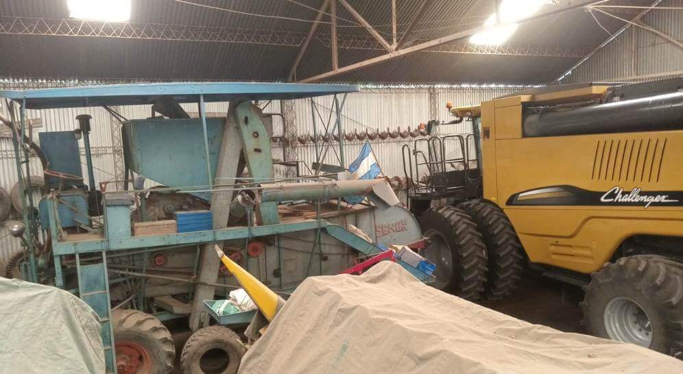 Un hobby productivo: Marcelo, el contratista de Rancagua que cosecha trigo con una máquina de 1960 1 tres