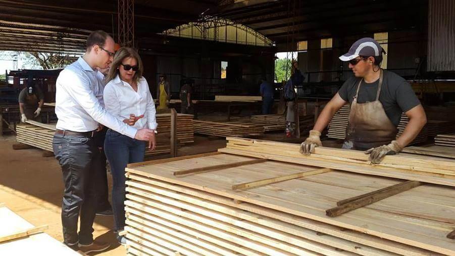 Mercedes, la primera mujer en presidir la Federación de la Madera: “Tenemos un enorme potencial” 1 Marcela en su empresa