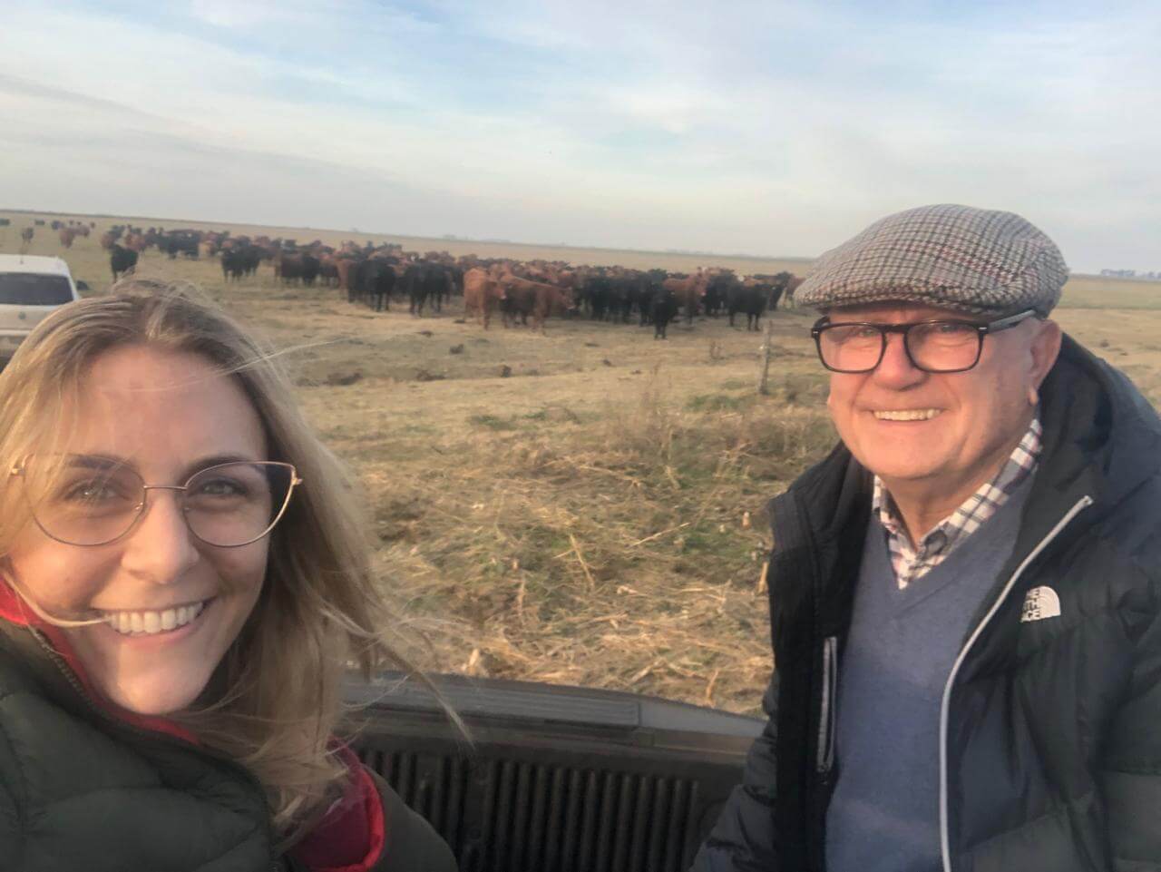 Es hija un pionero de la siembra directa y sigue el legado de la innovación, con el foco en las personas 4 En el campo Con el papa hoy