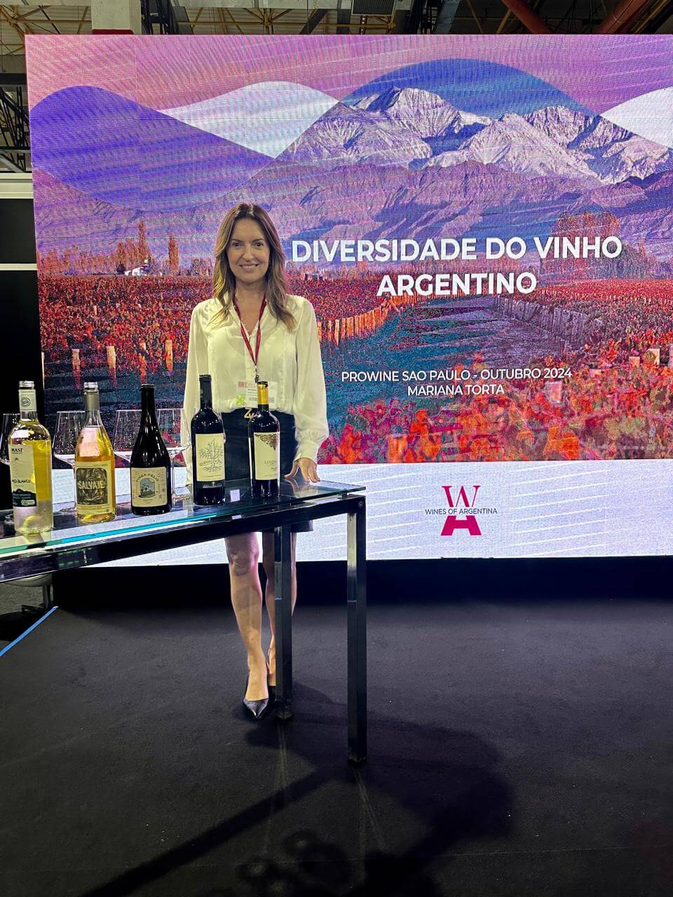 Mariana Torta Brasil Latam Brand Ambassador de WofA en ProWein 2024