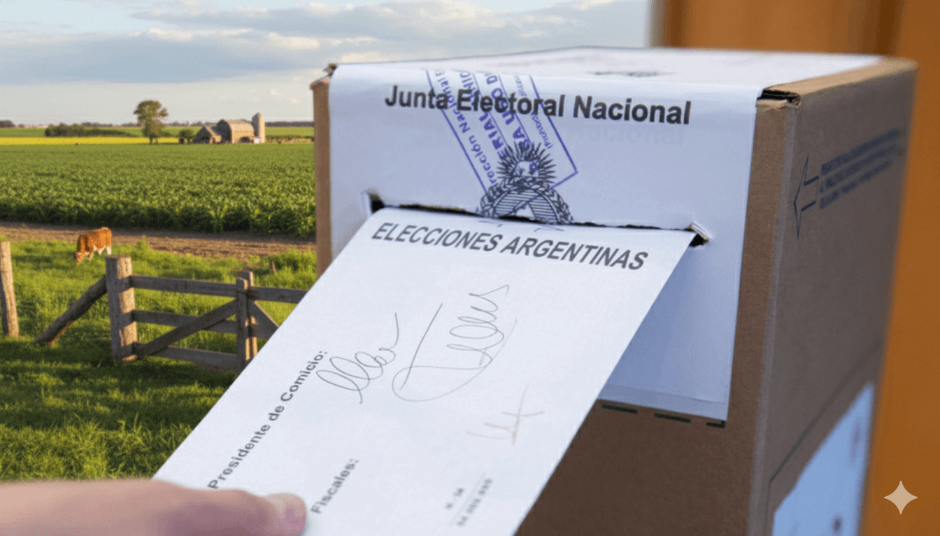 El “voto del campo”: un abrumador apoyo a Milei, incluso en las zonas de Buenos Aires inundadas
