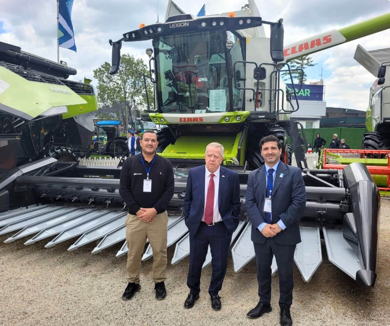 cabezal en cosechadora claas