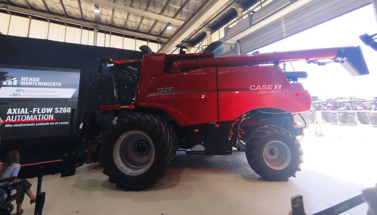 cosechadora case nueva