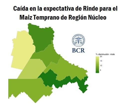mapa caida en rinde