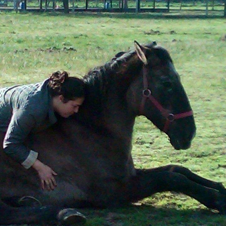 Fernanda con caballo