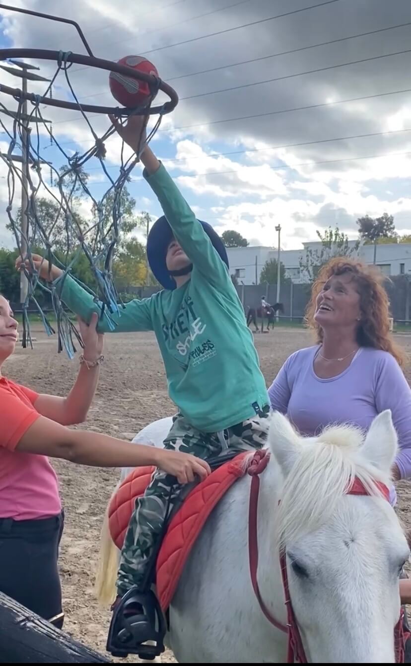 Karina Galak y Donato mi hijo