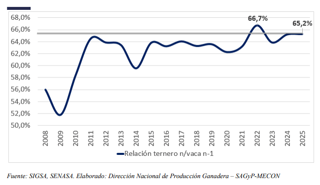 relacion ternero vaca