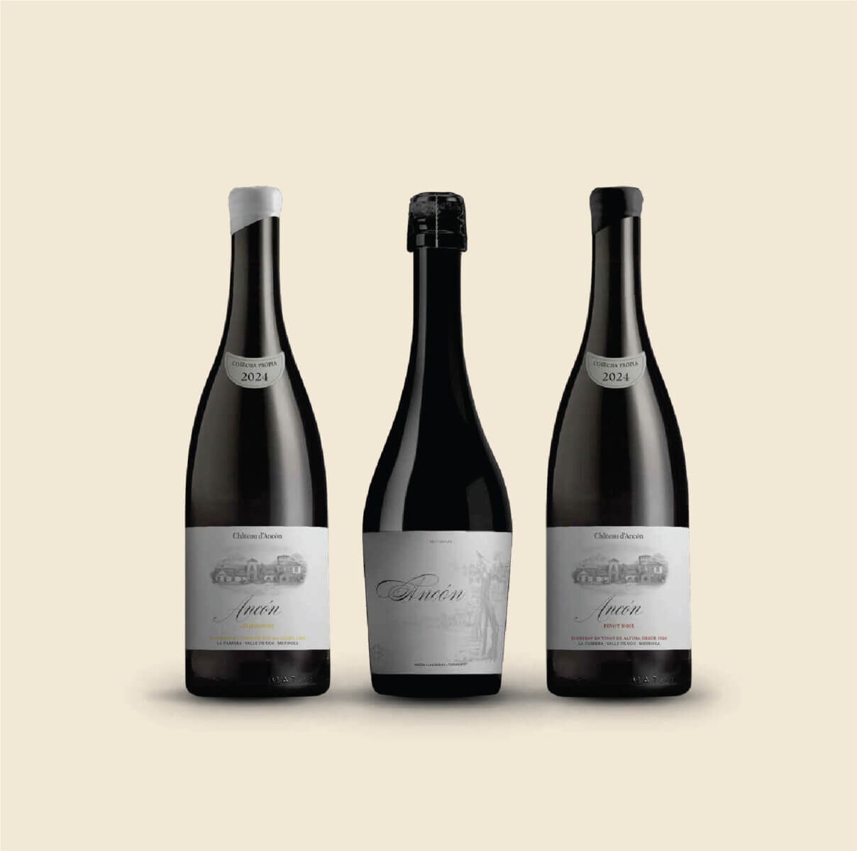 vinos Ancon Blanco tinto y espumante