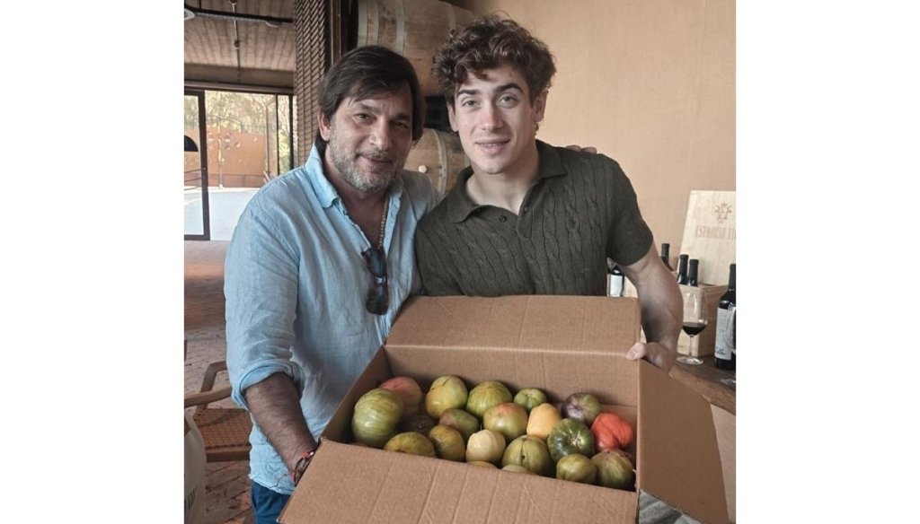 Tomates “Fórmula 1”: Don Pacho, la huerta de dos generaciones que deslumbró a Franco Colapinto