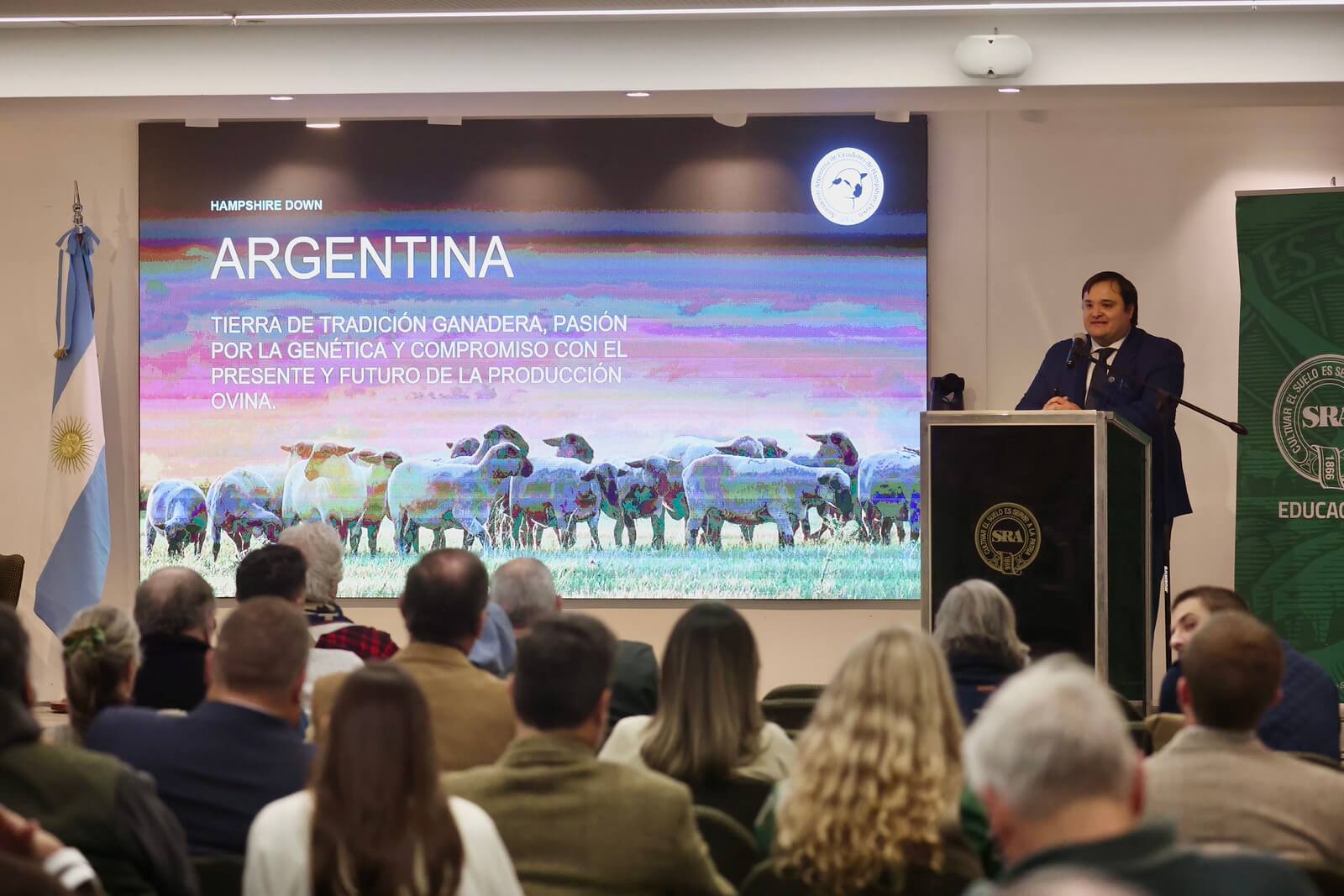 En La Rural también se juega un Mundial: el primer Congreso global de los ovinos Hampshire Down 2 hampshire down sra
