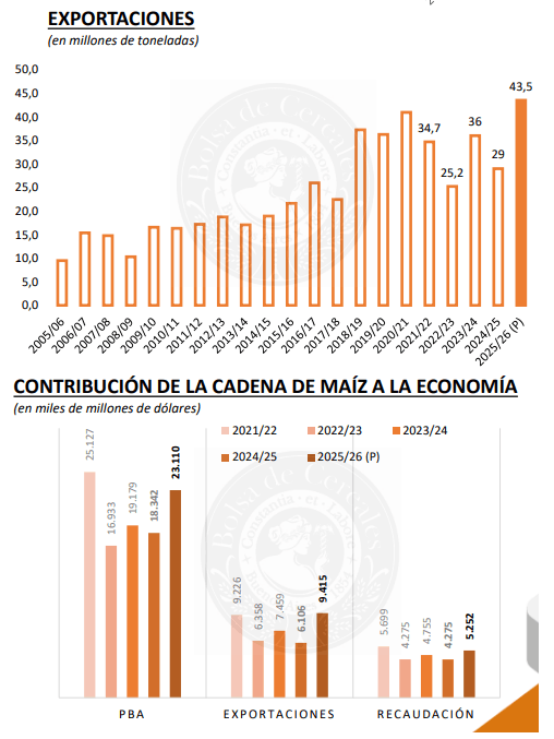 maiz expos y dolares