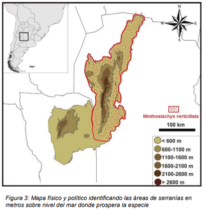 mapa peperina serrana